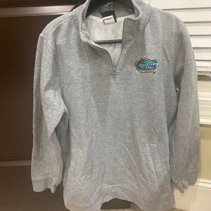 Florida Gators gray pull over jacket